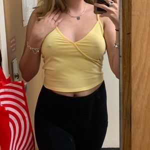 pacsun yellow tank top